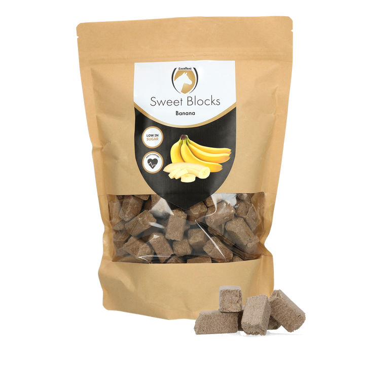 
  Excellent Horse Sweet Blocks Banana 1 kg - artikelnummer SWEE0013
