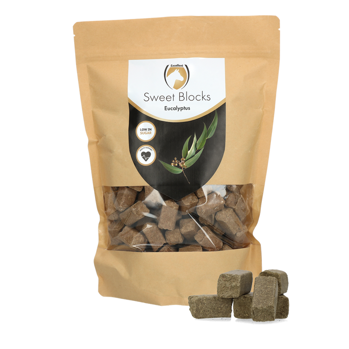 
  Excellent Horse Sweet Blocks Eucalyptus 1 kg - artikelnummer SWEE0014
