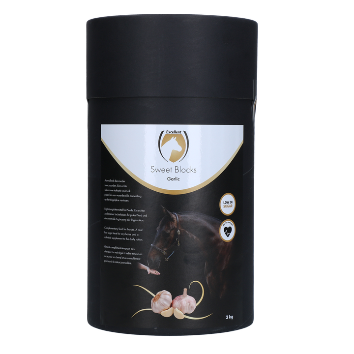 
  Excellent Horse Sweet Blocks Garlic 3 kg - artikelnummer SWEE006
