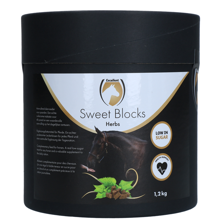 
  Excellent Horse Sweet Blocks Herbs 1,2 kg - artikelnummer SWEE007AD
