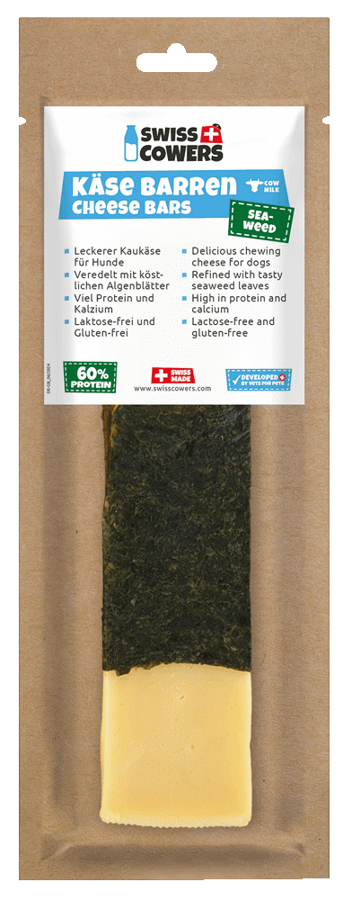 
  SwissCowers Cheese Bars Seaweed L - artikelnummer SWIS110700
