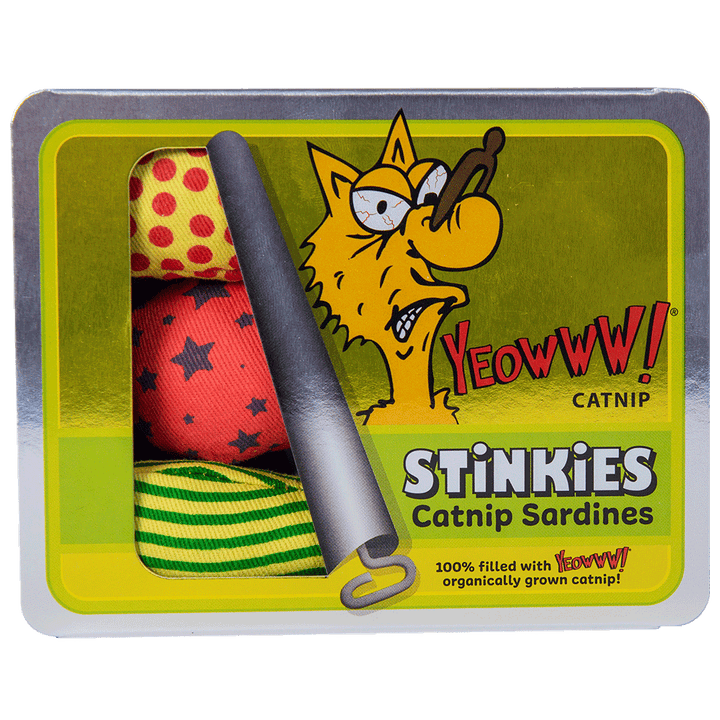 
  Yeowww! Stinkies Catnip Sardines Trio - artikelnummer YEOW068
