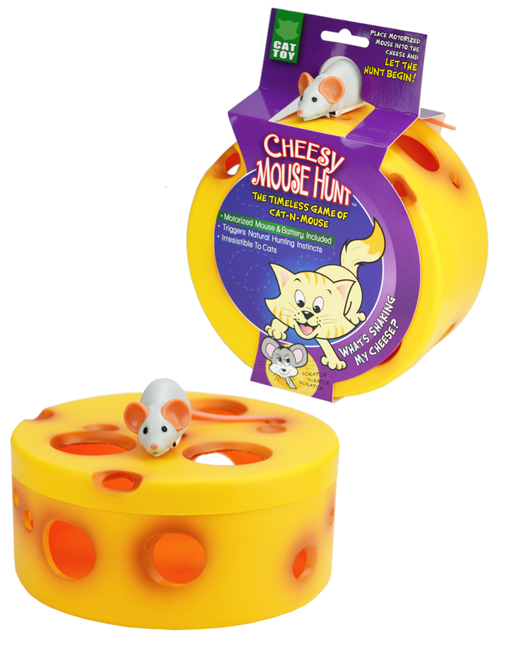
  VisionSmart Cheesy Mouse Hunt Cat Toy - artikelnummer VISI0030
