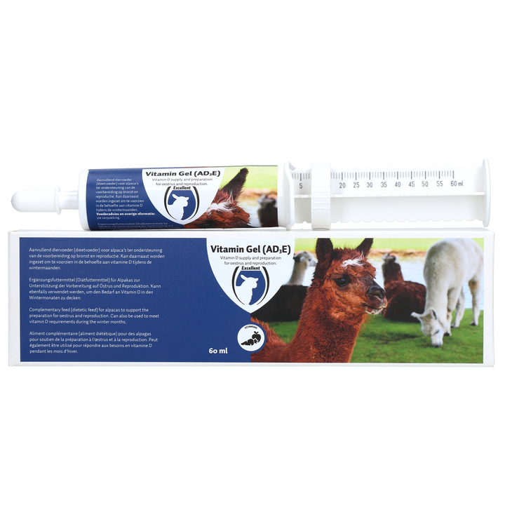 
  Excellent Vitamine Gel (A, D3 & E) 60 ml - artikelnummer VITA026
