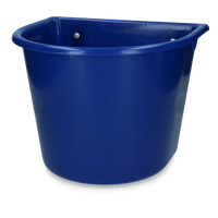 Voerbak 15 l met ophang Donkerblauw