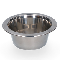 Voer- & Drinkbak RVS Ø 11 cm