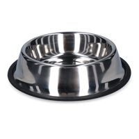 Antislip Voer- & Drinkbak RVS 300 ml Ø 15 cm
