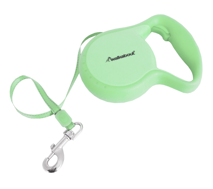 
  Walkabout Retractable Leash Glow in the Dark XS - artikelnummer WALK02409
