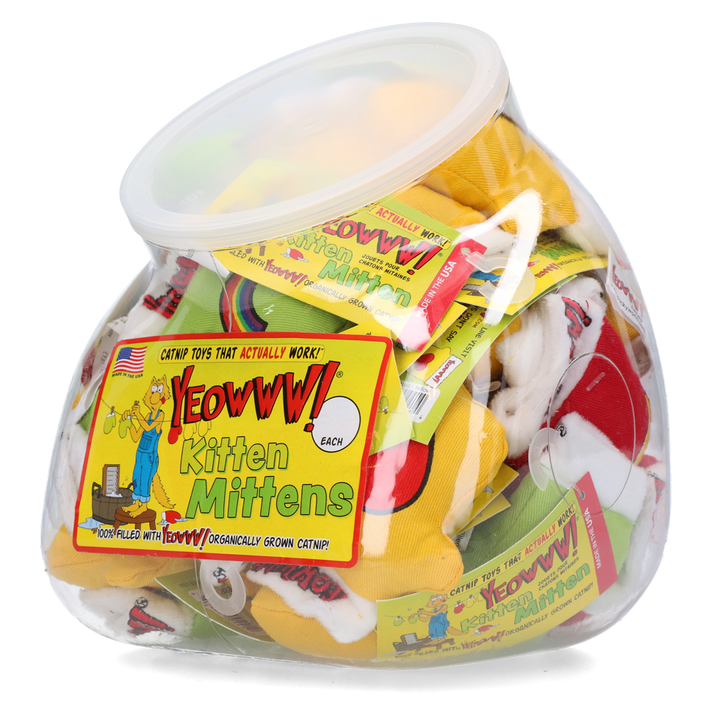
  Yeowww! Jug with 30 Kitten Mittens - artikelnummer YEOW046
