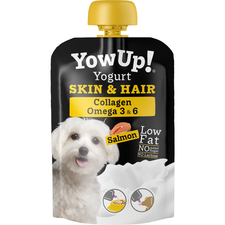 
  YowUp! Yogurt Dogs Salmon Skin & Hair - artikelnummer YOWUP111
