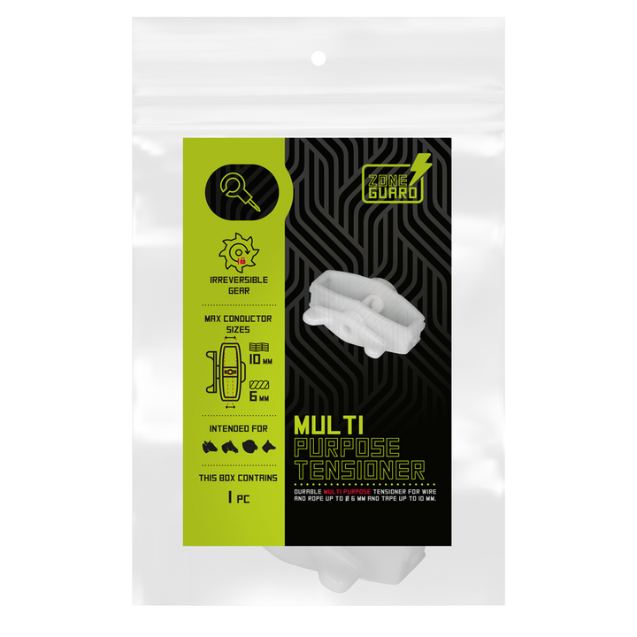 
  ZoneGuard multifunctionele draadspanner 6 mm, 10 mm - artikelnummer ZONE0058
