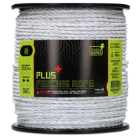 ZoneGuard 6 mm Plus afrasteringskoord wit 200 m