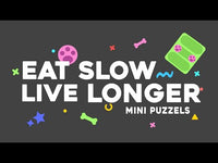 Eat Slow Live Longer Mini Puzzle Lush Jungle