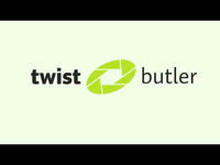 Twist butler 125 cm 1 stuk met 1 Zwengel