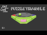 Eat Slow Live Longer Puzzle Triangle