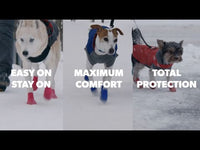 Goo-eez Dog Boots Lites 4 Per Pack L Rood/Zwart
