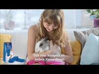 Pet+Me Cat Hair Brush Kort haar Blauw
