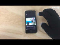 Rijhandschoen Magic Touch zwart 1size4all